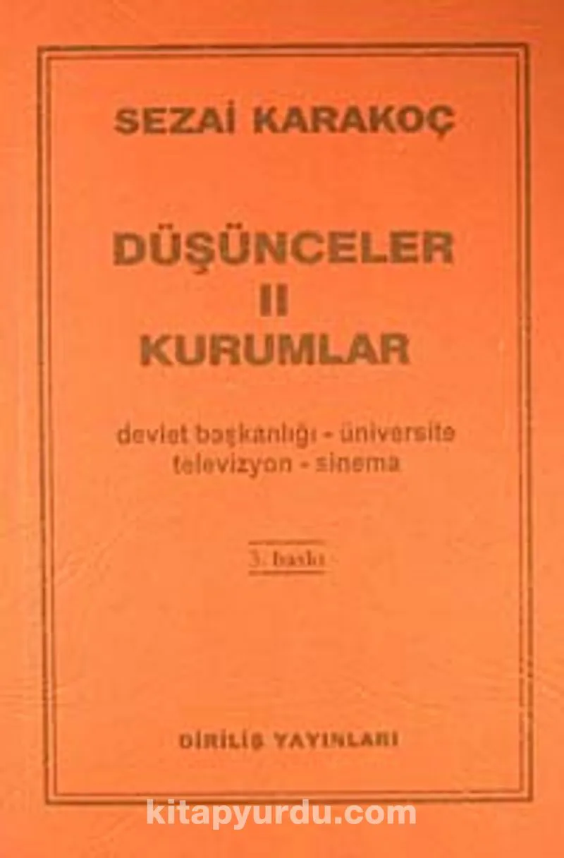 Düşünceler II - Kurumlar